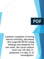 Fluid Electrolyte Balances and Imbalance