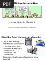 Data Mining: Introduction: Lecture Notes For Chapter 1