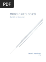 Modelo Geologico