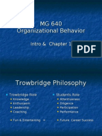 MG 640 Organizational Behavior