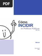 Cómo Incidir en Políticas Públicas