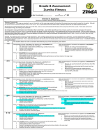 Dance 08 - Zumba Fitness - Choreo Task - Rubric Crit B Giang Nguyen 16fe2bv