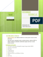 Hybrid Vehicle: Prepared By: Amit Niranjan