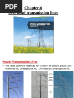 Chapter-6 Over Head Transmission Lines