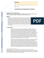 Analysis of Cell Cycle Phases and Progression in Cultured