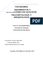 Tafonomia Fundamentos y Aplicaciones - Martinell, J