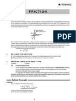 Friction Notes - Iit-Jee - Bitsat - Neet - Aiims