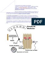 Un Manómetro Es Un Instrumento de Medida de La Presión en
