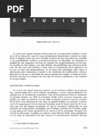 Objecciones A La Teoría Del Capital Humano PDF