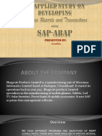 Internship PPT On SAP-ABAP