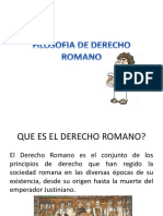 Filosofia de Derecho Romano