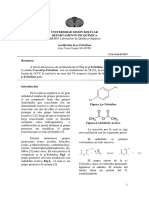 Acetilacion de P Toluidina