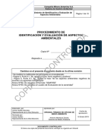 Ant-001 Identificacion y Evaluacion de Aspectos Ambientales