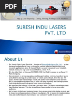 Laser Machine Manufacturer Suresh Indu Lasers PVT LTD