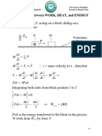 Consider A Force, F, Acting On A Block Sliding On A Frictionless Surface X F X X