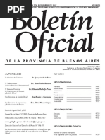 Boletín Oficial de La Provincia de Buenos Aires