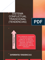 Sistema Conflictual Tradicional (Tendencias) 