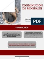 Conminución de Minerales