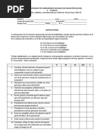 Lista de Chequeo de Habilidades Sociales de Goldstein