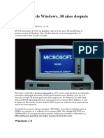 La Historia de Windows