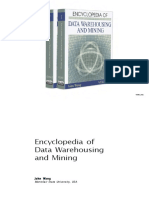 Encyclopedia of Data Warehousing and Mining 2006