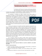 Medidas Monetarias Del BCRP Frente La Crisis Internacional 2008