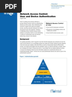 Network Access Control: User and Device Authentication: Background