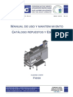 m062 - Manual Hiladora Completo Fv200 - Spa 2013