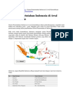 Sistem Pemerintahan Idonesia Awal Kemerdekaan