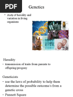 Genetics: - Study of Heredity and Variation in Living Organisms