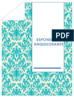 Monografia de Espondilitis Anquilosante EA