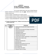 Contoh Daftar. Tindakan Yg Perlu Informed Consent