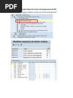 Configura Status Equipamento PM - SAP