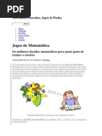 Jogos de Matemática - Os Melhores Desafios Matemáticos