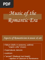 Romantic Music History