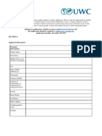 Moldova UWC Application Form 2018