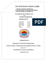 Automatic Pneumatic Door Closer - Project Report