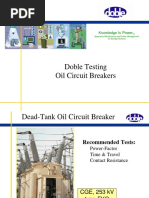 Doble Testing Oil Circuit Breakers: Knowledge Is Power