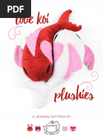 Love Koi: A Sewing Pattern by