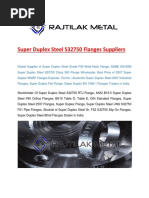 Super Duplex Steel s32750 Flanges Suppliers