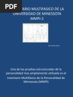 Mmpi 2, Oficial