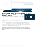 Controllable Pitch Propeller (CPP) Vs Fixed Pitch Propeller (FPP)