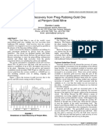 Increased Recovery From Preg-Robbing Gold Ore at Penjom Gold Mine by Gordon Lewis PDF