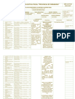 Plan de Refuerzo Academico Biologia Quimestral