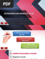 Keterampilan Menulis Di SD