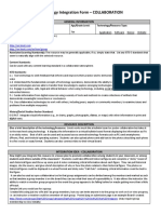 Tel311 Dandurand Technology Integration Template - Collaboration