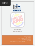 Dirección de Negocios - Analisis Foda Porter y Septe de Burger King