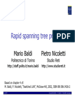 Rapid Spanning Tree Protocol: Mario Baldi Pietro Nicoletti