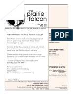 May 2006 Prairie Falcon Northern Flint Hills Audubon Society