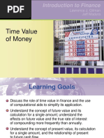 Introduction To Finance: Time Value of Money